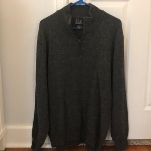 Jos A Bank quarter zip sweater